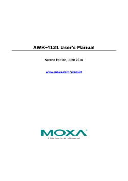 AWK-4131 User`s Manual - Allied Automation, Inc.