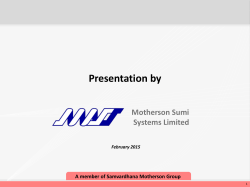 MSSL Presentation February 2015
