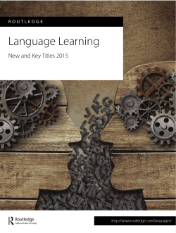 Language Learning - Amazon Web Services