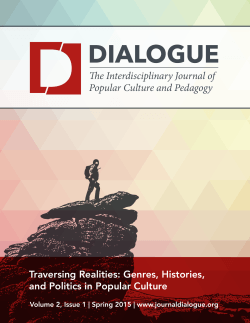 Dialogue: The Interdisciplinary Journal of Popular Culture and