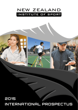 the 2015 International Student Prospectus