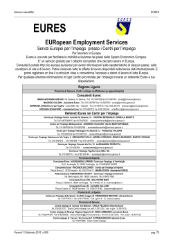 EURES EURopean Employment Services