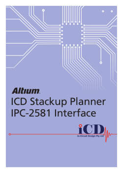 ICD Stackup Planner IPC