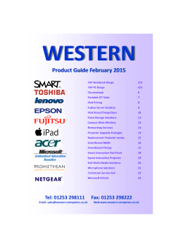 Current Product Price Guide - Western Business Systems Limited