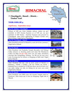 HIMACHAL - Heena Tours & Travels