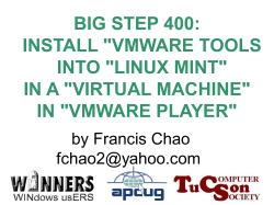 "vmware tools into "linux mint" in a "