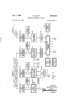 Telephone conference circuit