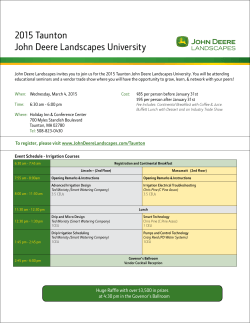 Information and Registration for Irrigation Courses