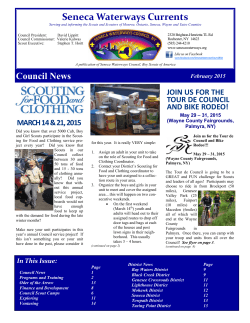 February 2015 - Seneca Waterways Council