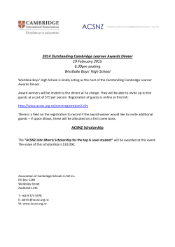 2014 Outstanding Cambridge Learner Awards Dinner 19
