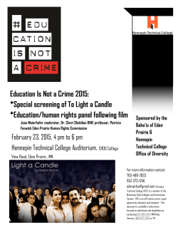 Education Is Not a Crime 2015