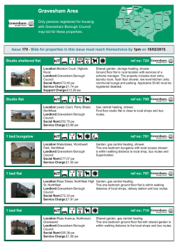 Issue 170 - Bids for properties in this issue must reach Homechoice