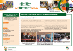 mydistricttoday - Government Communication and Information System