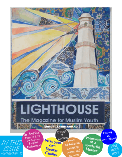 January-February-March issue of Lighthouse The Magazine for