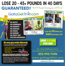 LOSE 20 - 45+ POUNDS IN 40 DAYS