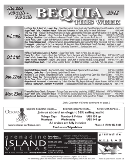 Bequia this Week - Classic Pdf Version