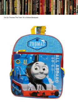 Go Go Thomas The Train 16 in School Backpack