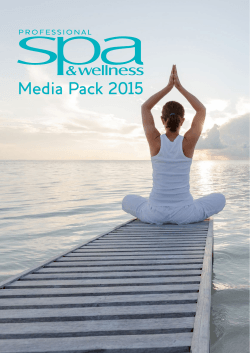 Media Pack 2015 - Professional Spa and Wellness