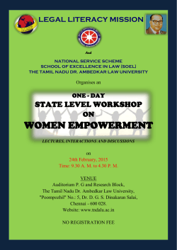WOMEN EMPOWERMENT - dr.ambedkar law university