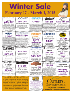 Winter Sale - Outlets at Silverthorne