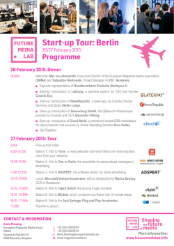 The full programme can be seen here .