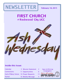 here - First Church Redwood City