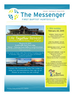 The Messenger - First Baptist Church