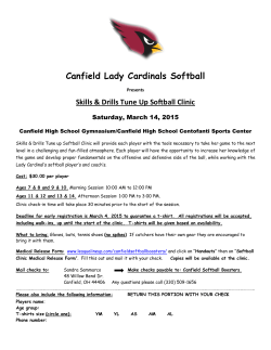 Canfield Lady Cardinals Softball