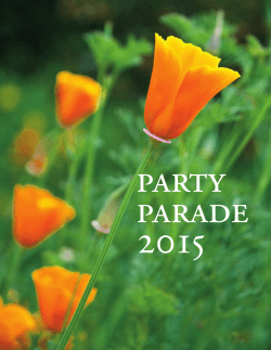 Your Copy of the Party Parade Booklet Here.