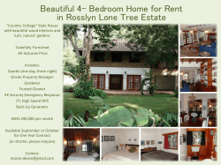 Beautiful 4- Bedroom Home for Rent in Rosslyn Lone Tree Estate