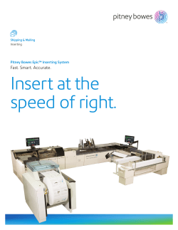 Epic Inserting System Brochure