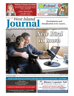 West Island Edition - Your Local Journal