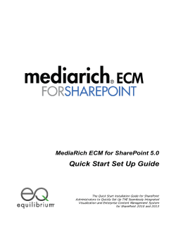 Quick Start Set Up Guide
