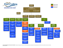 ORGANIZATION CHART - City of Fort Collins, CO