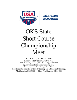 OKS State Short Course Championship Meet