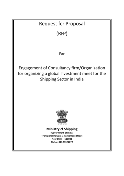 RFP Document - Indian Ports Association