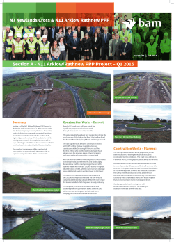 Section A - N11 Arklow/Rathnew PPP Project – Q1 2015