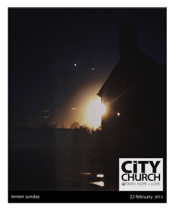 Worship Bulletin - CityChurch Wilton Manors