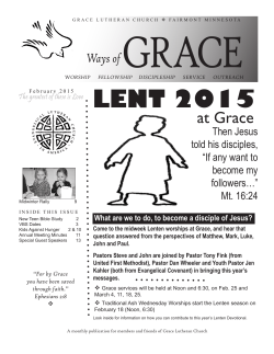 february2015 - Grace Lutheran Church