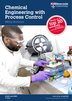 Chemical Engineering with Process Control