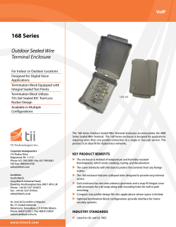 168 Series - Tii Technologies Inc.