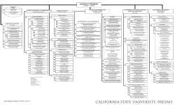 Campus Organizational Chart - California State University, Fresno