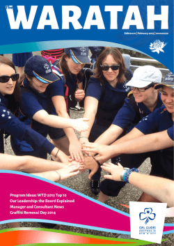 Program Ideas: WTD 2015 Top 10 Our Leadership