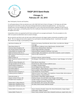 Program - Youth America Grand Prix
