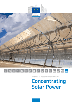 TRS Concentrating Solar Power