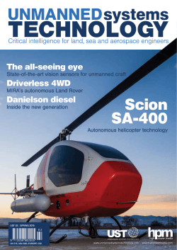 18 Dossier: Scion SA-400 - Unmanned Systems Technology
