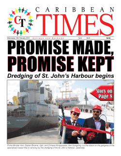 Dredging of St. John`s Harbour begins