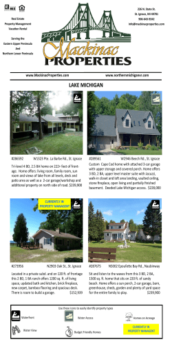 Printable Brochure - Mackinac Properties