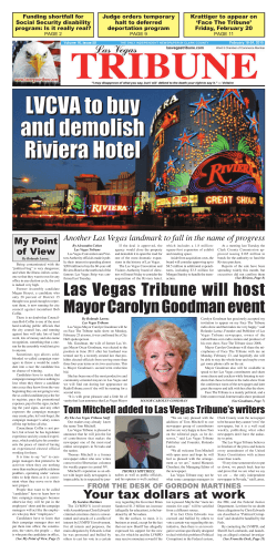 LVCVA to buy and demolish Riviera Hotel