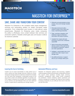 Masstech for Enterprise